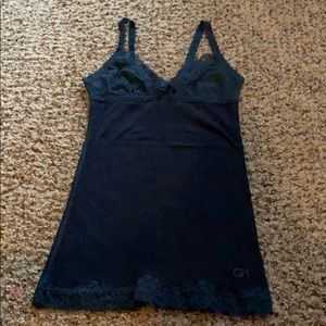 Gilly Hicks Navy Blue Lace Cami - XS